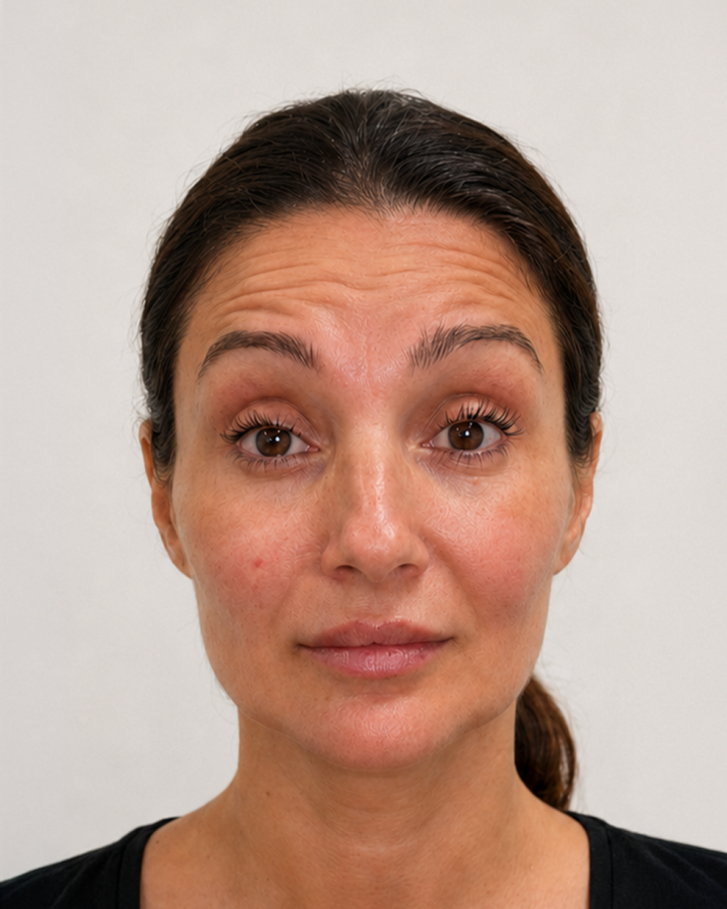 Botox voorhoofd voor de behandeling bij House of Bratz